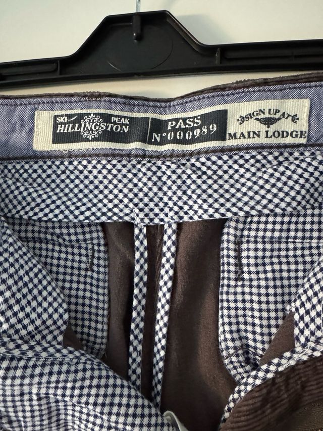 Pantaloni OVS a costine marroni Tg 48