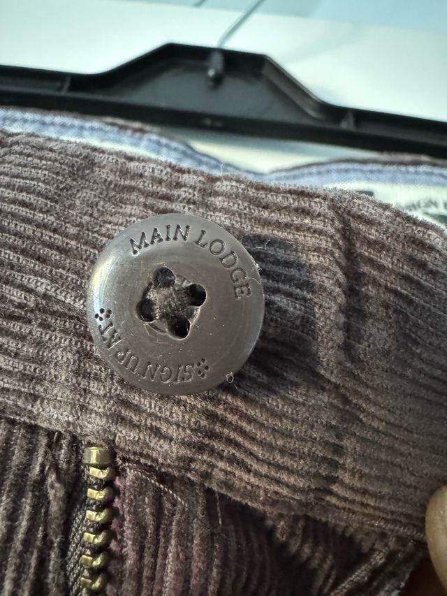 Pantaloni OVS a costine marroni Tg 48