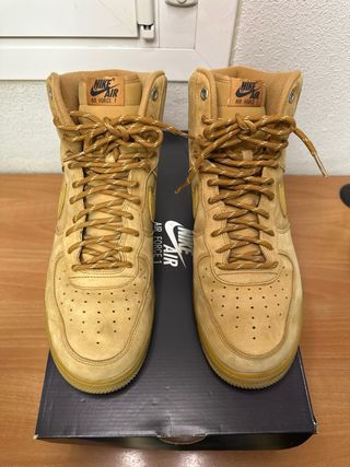 Zapatillas Air Foce 1 Nike Crema Talla: 46