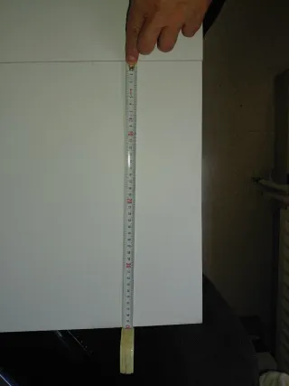 Mesa escritorio plegable madera blanca