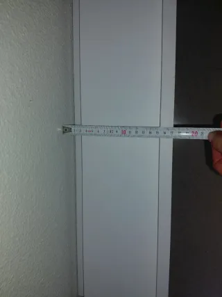 Mesa escritorio plegable madera blanca