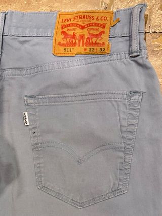 Levi's 511 Chino Slim Fit Azul Talla 32x32