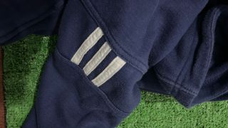 Sudadera Adidas Vintage Azul con Cremallera