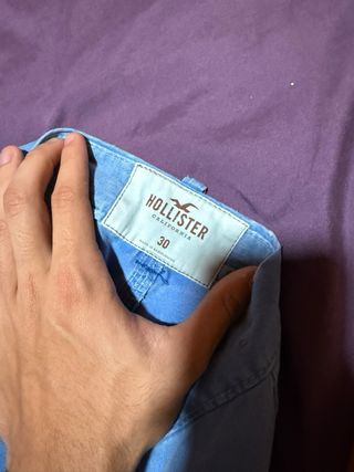 Pantalones cortos Hollister azules