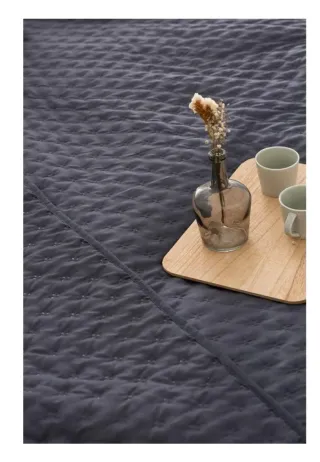 Colcha bouti 80/90x180/260 Microfibra gris