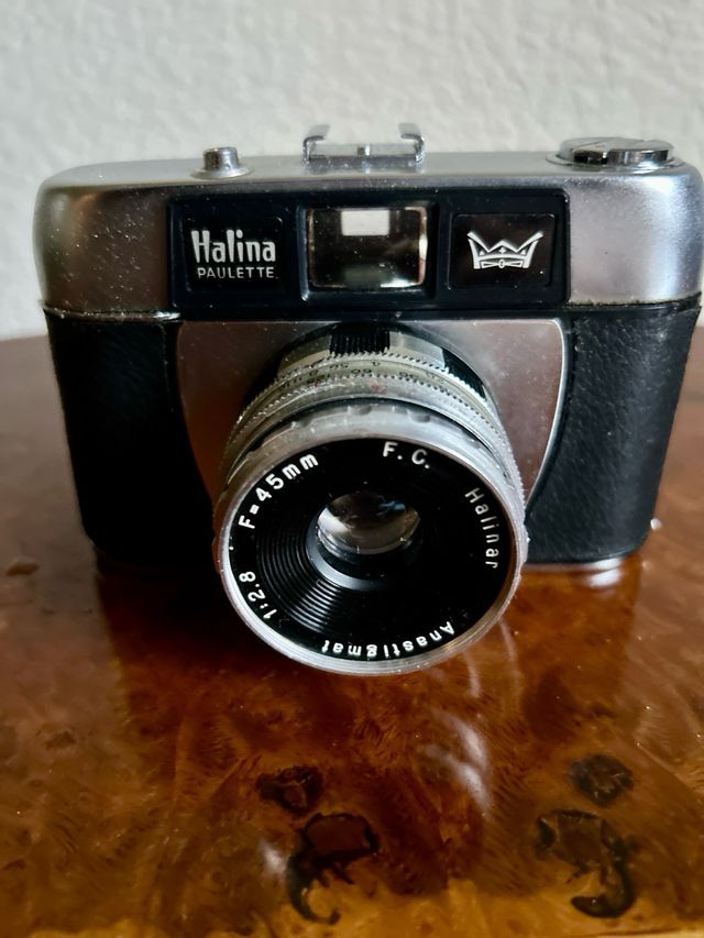 Cámara Halina Paulette Plata/Negra