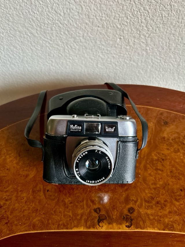 Cámara Halina Paulette Plata/Negra