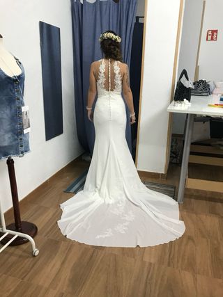 Vestido de Novia Encaje Blanco