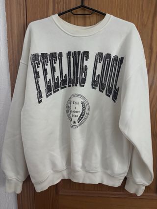 Conjunto Bershka Chándal Blanco