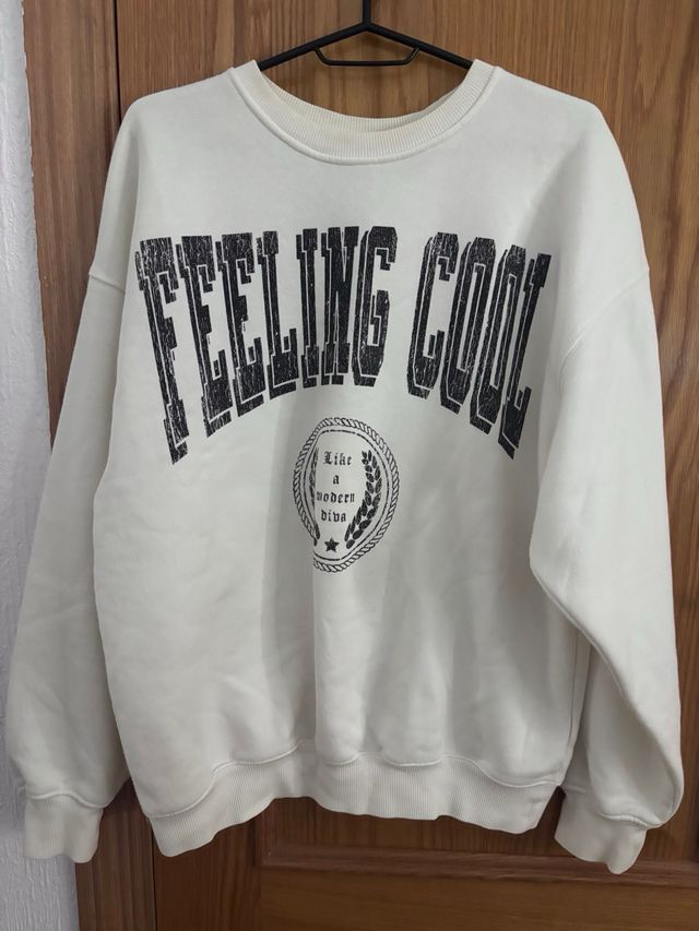 Conjunto Bershka Chándal Blanco