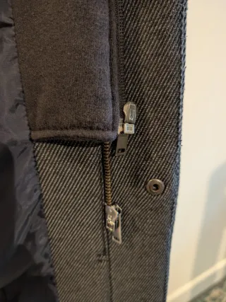 Zara Cappotto Uomo Grigio Elegante