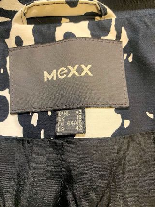 Abrigo MEXX estampado mujer
