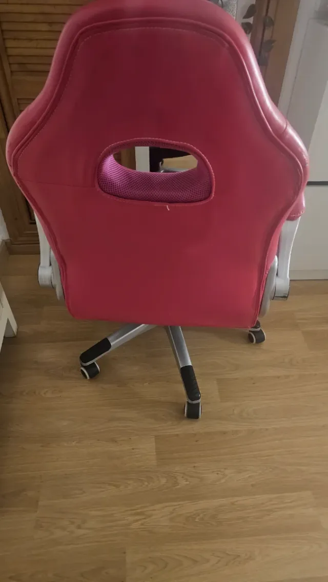Silla Gamer Rosa y Negra