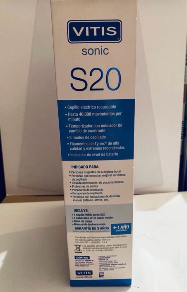 Cepillo Eléctrico VITIS S20 Sonic