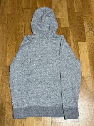 Chaqueta Hollister Gris con Cremallera