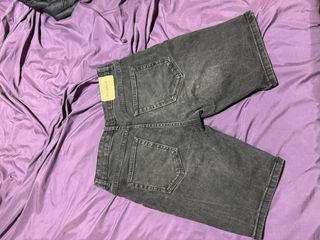 Pantalón corto vaquero gris Pull&Bear
