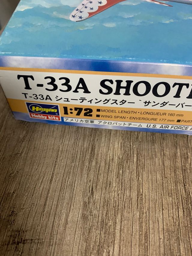 Maqueta Avión T-33A Shooting Star Thunderbirds