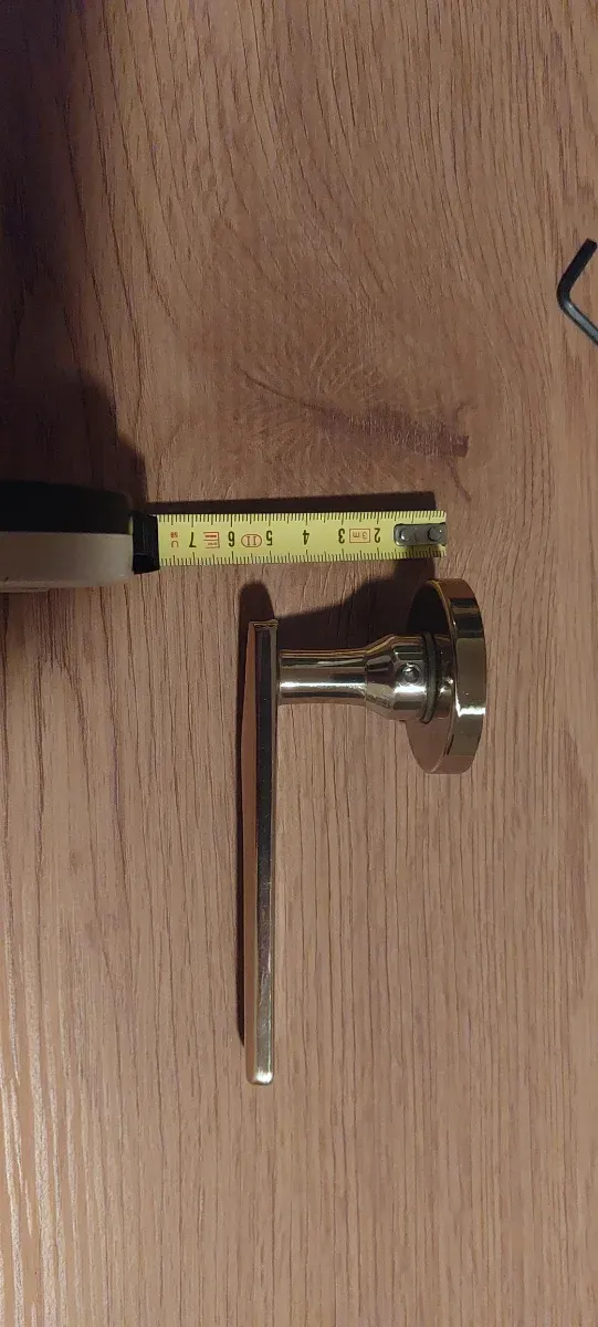 Manetas puerta interior doradas