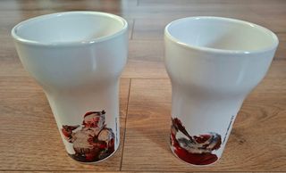 2 tazze Coca Cola - 2006 - Babbo Natale - numerate