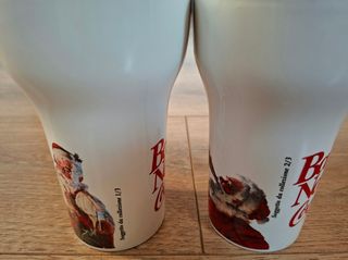 2 tazze Coca Cola - 2006 - Babbo Natale - numerate