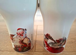 2 tazze Coca Cola - 2006 - Babbo Natale - numerate