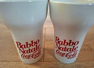 2 tazze Coca Cola - 2006 - Babbo Natale - numerate