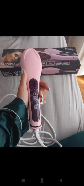 Cepillo alisador eléctrico profesional