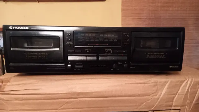 Pioneer Doble Pletina Cassette Negro