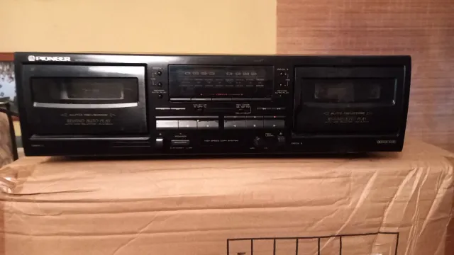 Pioneer Doble Pletina Cassette Negro