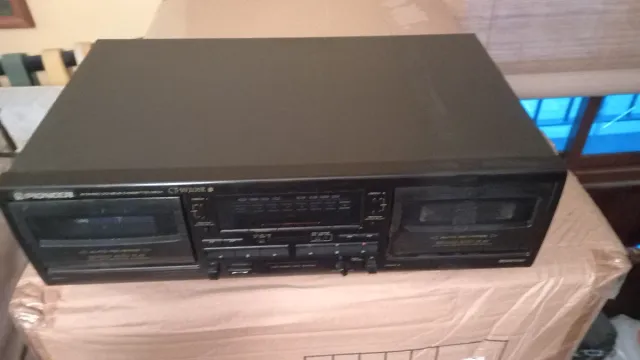 Pioneer Doble Pletina Cassette Negro