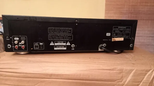 Pioneer Doble Pletina Cassette Negro