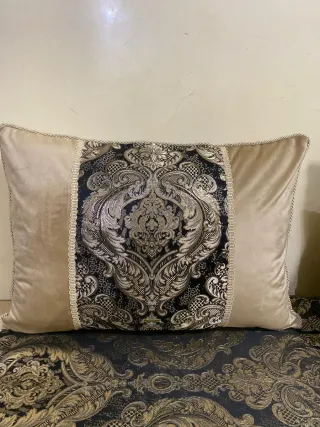 Fundas Salón Marroquí Beige y negro