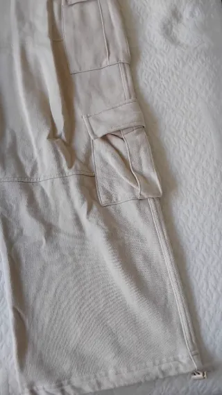 Chándal Cargo Zara Beige Hombre