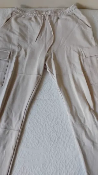 Chándal Cargo Zara Beige Hombre