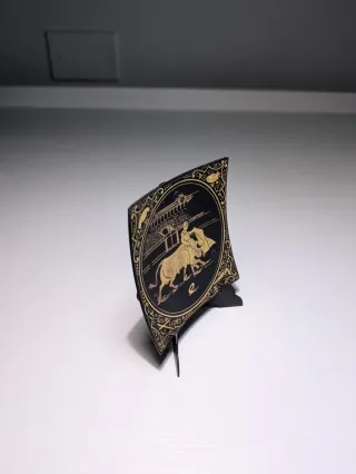 Disco Toledo Oro 24k con supporto