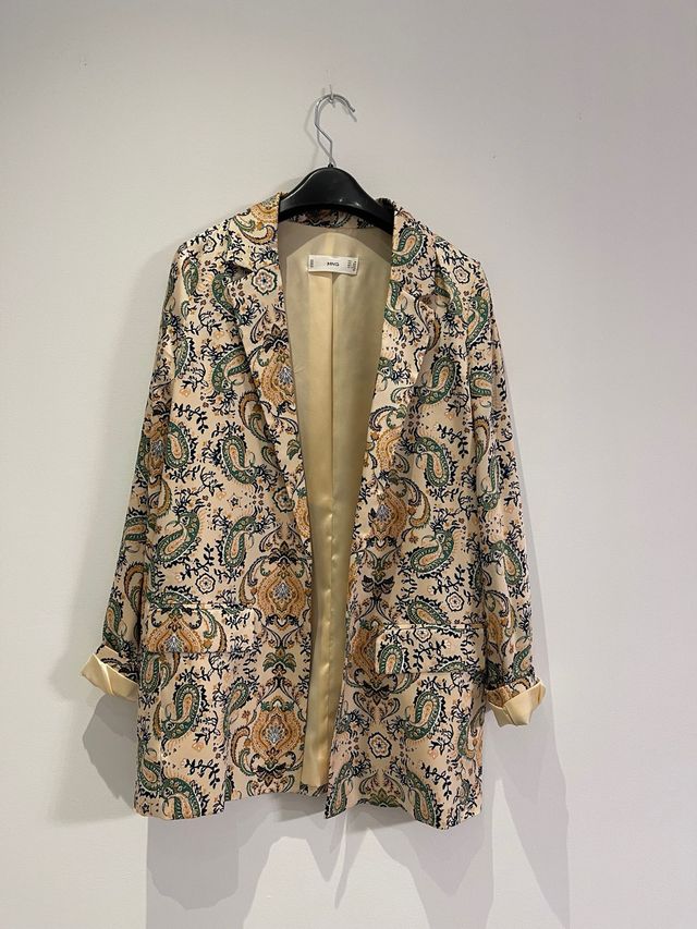 Blazer estampado Mango
