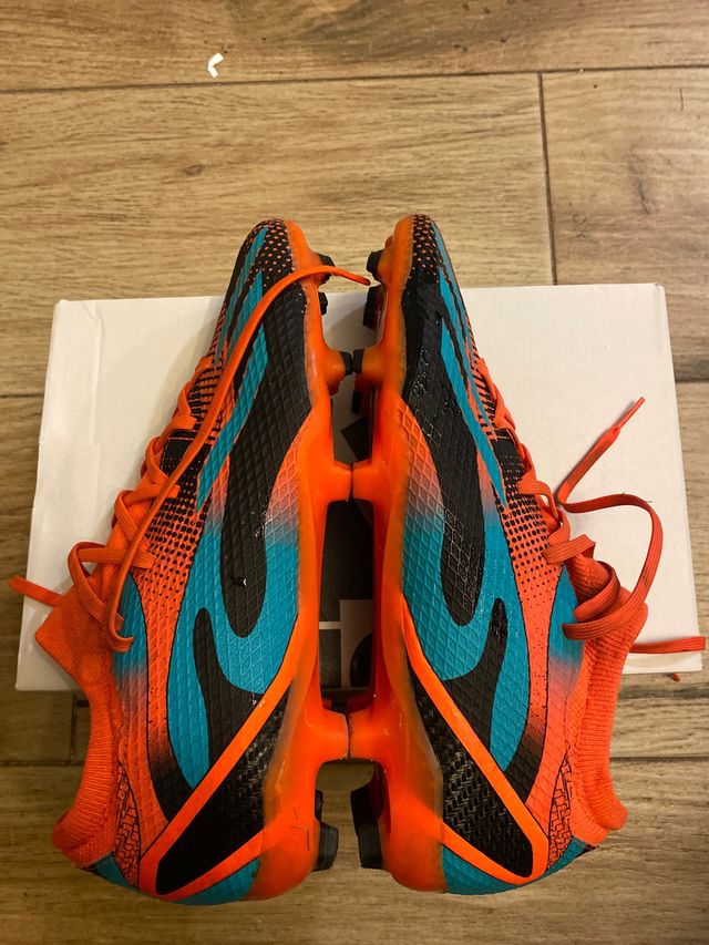 Scarpe da calcio Adidas Arancione e Turchese