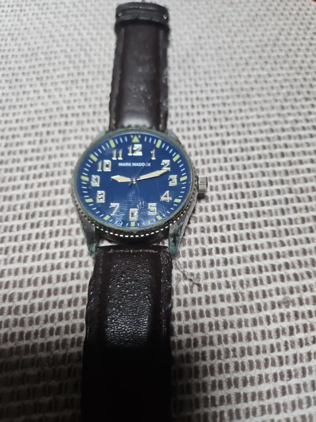 Reloj Mark Maddox Azul Correa Marrón