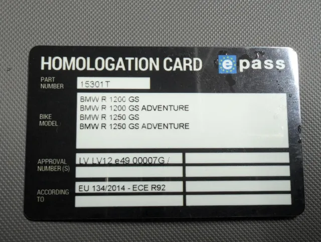 Tubo de escape LeoVince LV12 Titanio para BMW