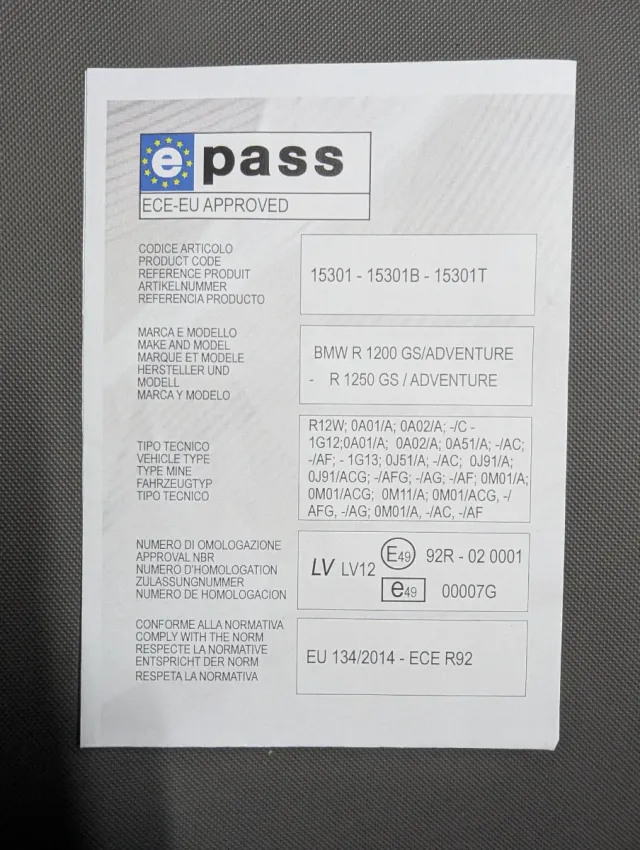 Tubo de escape LeoVince LV12 Titanio para BMW