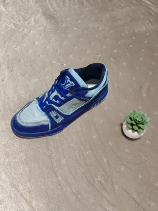 Zapatillas Louis Vuitton Azul y Gris