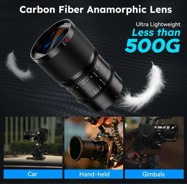 Sirui Saturn DL50B 50mm T2.9 Anamorfico