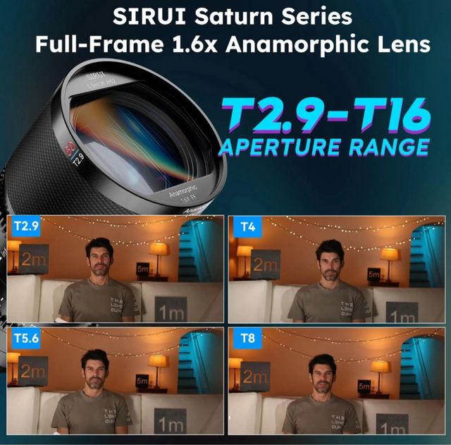 Sirui Saturn DL50B 50mm T2.9 Anamorfico