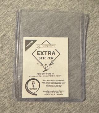 Cromo Messi Extra Sticker Mundial 2022