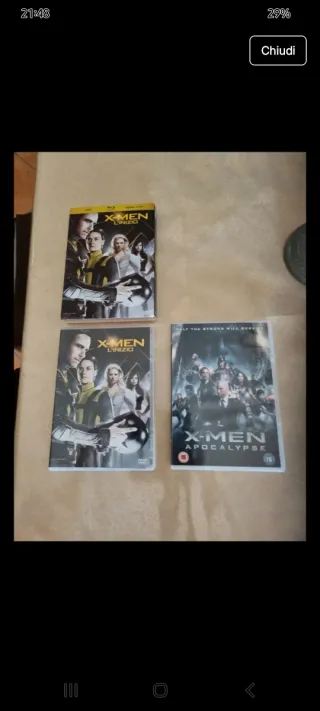 2 DVD X-Men: L'Inizio e Apocalypse