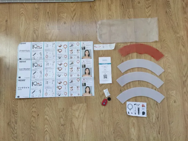 Aro de Luz Neewer 48cm 55W 5600K con Trípode