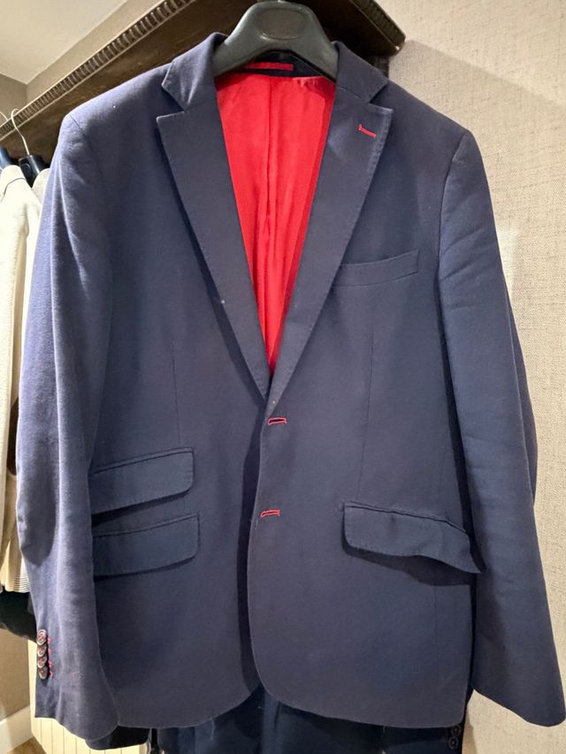 Americana Ganso Talla 52 Azul