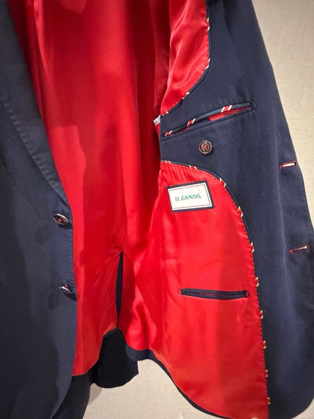 Americana Ganso Talla 52 Azul