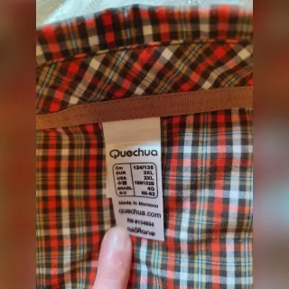 Camisa Quechua Hombre Manga Corta Talla 3XL