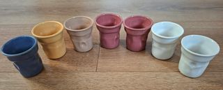 7 tazzine bicchierini accartocciati Bialetti Caffè